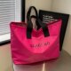 Summer Candy-Colored Nylon Bag for Women, Large-Capacity Short-Distance Travel Tote Bag, Versatile Shoulder Bag, Commuting Tote Bag