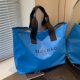 Summer Candy-Colored Nylon Bag for Women, Large-Capacity Short-Distance Travel Tote Bag, Versatile Shoulder Bag, Commuting Tote Bag