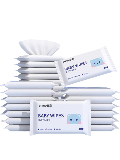 小熊湿巾婴儿湿巾小包随身装幼儿童新生宝宝手口屁专用湿纸巾湿巾
