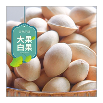 Fresh large white fruit ginkgo fruit raw white nut unbleached shelled large Pizhou specialty