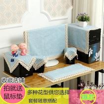 Cotton and linen LCD computer dust cover monitor cover desktop all-in-one computer cover cover cloth 27-inch dust cover