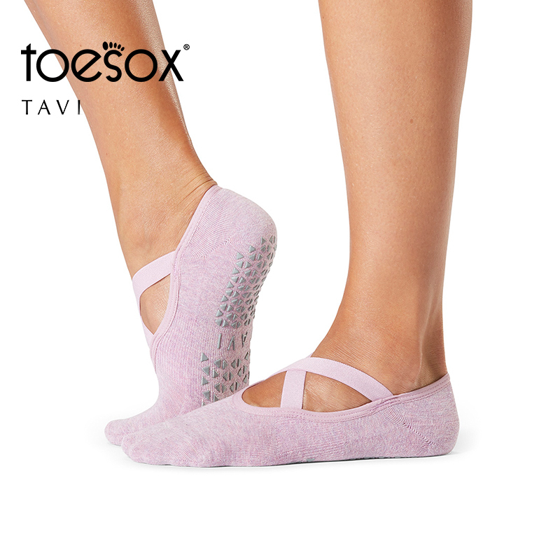 Toesox Tavi Co-Branded Low-Cut Yoga Sports Socks Non-Slip Indoor Pilates Women's Chloe Series