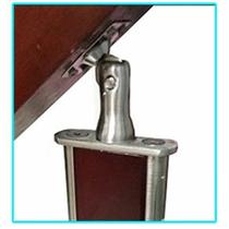 Stainless steel stair column movable shaking head accessories thickened stamping handrail bracket furniture accessories spot direct sale