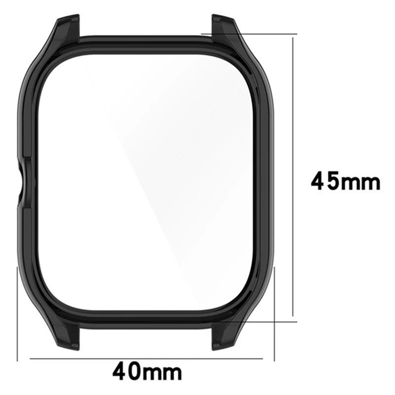 Protective Pc Case Glass for Amazfit Gts 4 Smart Watch Bumper