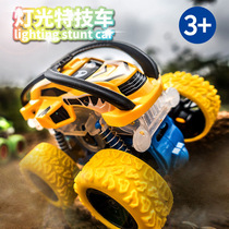 Childrens toy car boy baby four-wheel drive rotation stunt roll inertia off-road vehicle 1 to 3 years old car