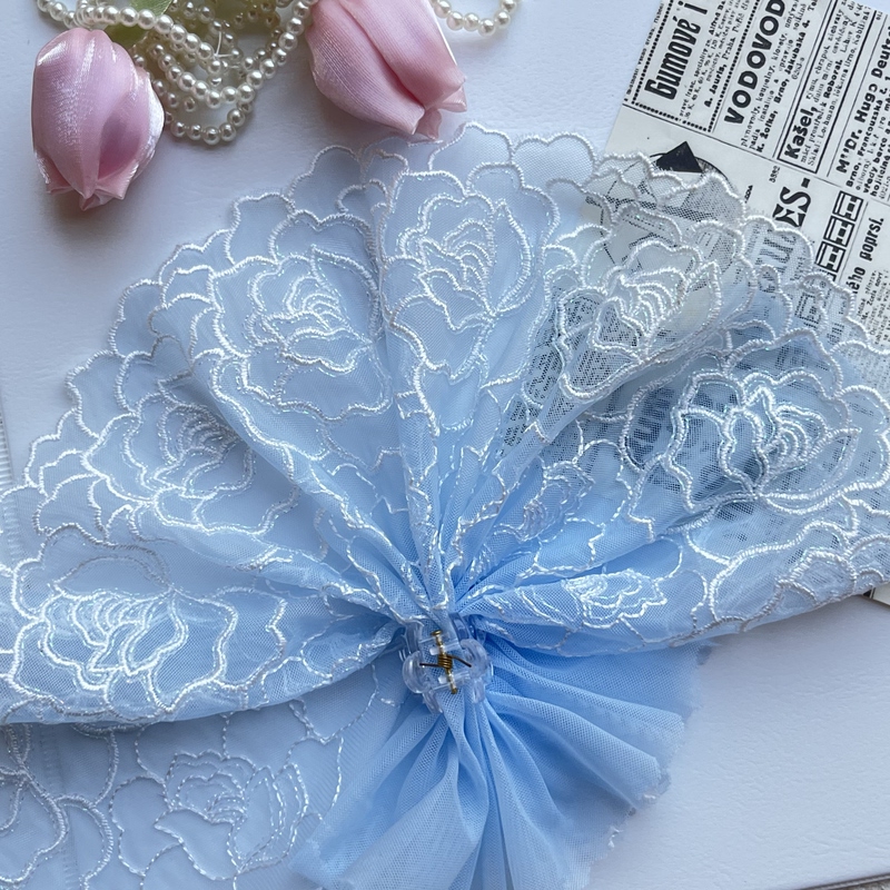 Flowing Dream Colorful Silver Thread Series Embroidery Mesh Hair Accessories Skirt Hem Flower Accessories Flowing Dream Colorful Silver Thread Series Embroidery Mesh Hair Accessories Skirt Hem Flower Accessories