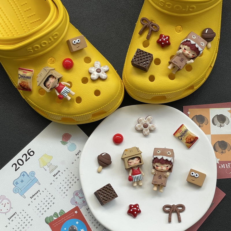 Crocs Shoe Accessories Bubble Matte Ono Cute Personalized Shoe Charms Suitable for Crocs Shoe Buckles DIY Decoration