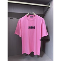 (Deposit cash on delivery) Summer internet celebrity printed short-sleeved mens European and American trendy luxury joint recommended T-shirts for female celebrities