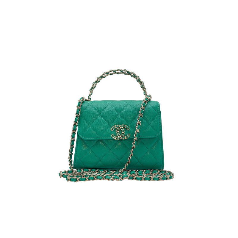 [Renting] Chanel/Kelly Chain Hollow Handle Shoulder Crossbody Handbag # 3376