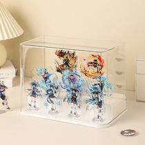 Standing rack hand-made Guka storage display box heightened acrylic humanoid transparent blind box toy display rack