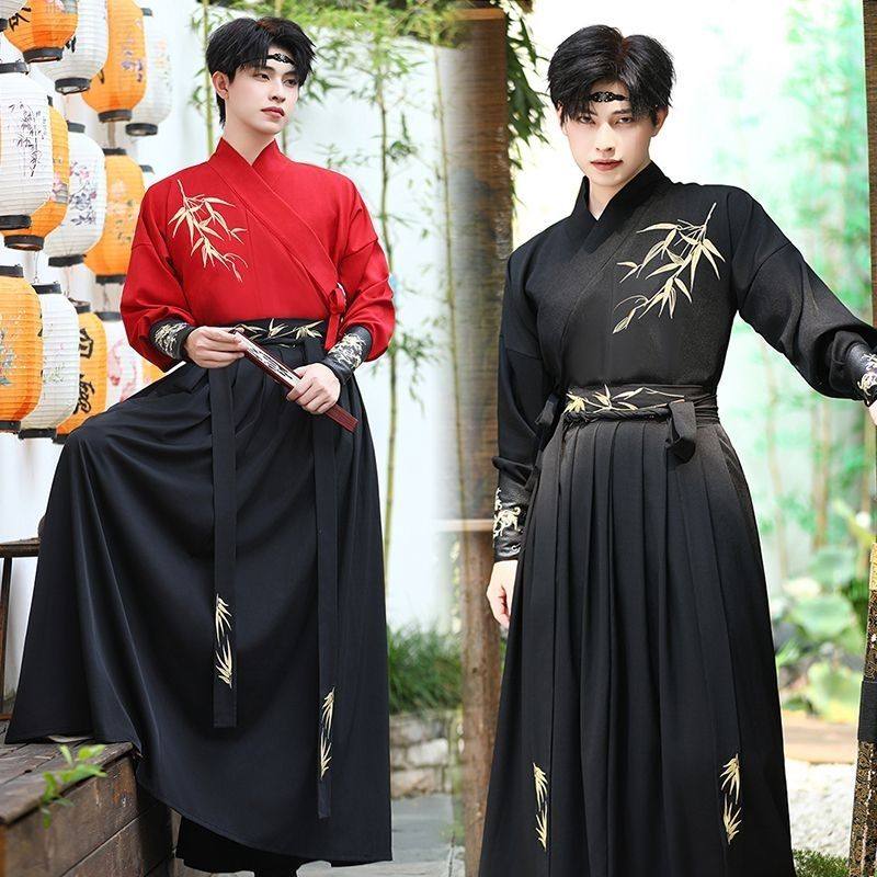 cosplay必备!🔥 黑红经典武侠风古装侠客装 -汉服套装-淘宝好物网