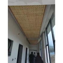 Decoration bamboo mat ceiling retro wall bamboo background bed and breakfast hotel straw mat wall decoration material hotel bamboo mat
