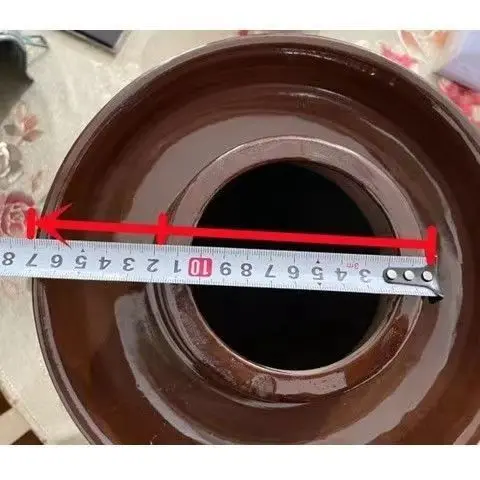 Керамические горшки 泡菜坛子盖子单卖酸菜罐子家用土陶老式加厚泡菜坛子密封外盖补配