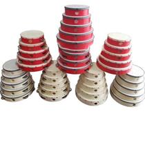 Musical instrument drummer drum props dance performance childrens money use tambourine to stir up happiness wooden toy continental tambourine