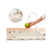 Polar bear sink water baffle kitchen dishwashing sink splash water plate hand washing table suction cup oil baffle