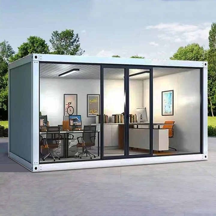 Inhabitable Container House with Bathroom, Mobile Small Prefabricated Windowed Movable House, Assembled Detachable Simple House Inhabitable Container House with Bathroom, Mobile Small Prefabricated Windowed Movable House, Assembled Detachable Simple House