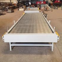 Manufacturers chain plate conveyor Thickened galvanized chain plate hole with optical electromechanical detection SCS assembly line conveyor equipment