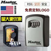 American Master key code lock box decoration door wall-mounted cats eye code box metal B&B storage box
