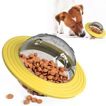 Dog UFO Treat Toys Food Dispensing IQ Chasing Ball