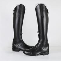 Professional customization of equestrian riding boots cowhide riding boots obstacle boots eight-foot dragon horse equipment mens and womens riding clothing