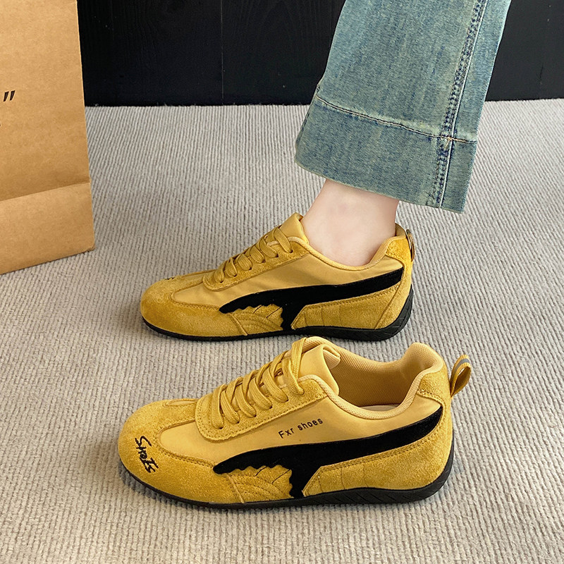 Женская осенняя обувь для занятий спортом и отдыха Forrest, легкая желтая обувь на мягкой подошве в стиле ретро в немецком стиле для тренировок и путешествий, универсальная в горячем стиле