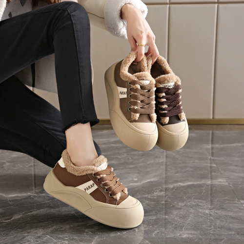 Утепленный комплект, спортивная обувь, кроссовки, из натуральной кожи, новая коллекция