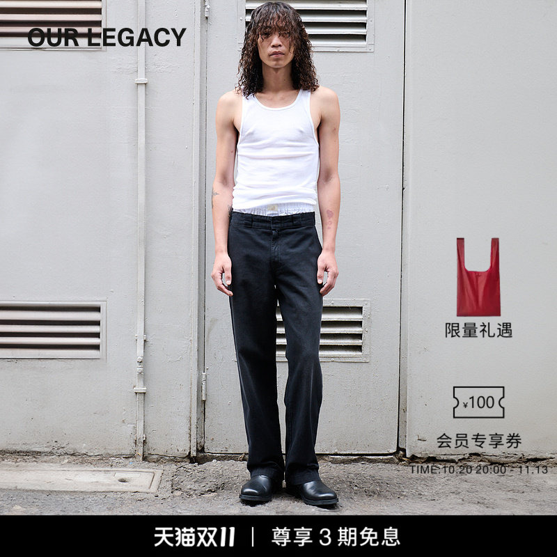 Our Legacy Work Shop Dickies Men's 874 Pant Washed Black Casual Pants