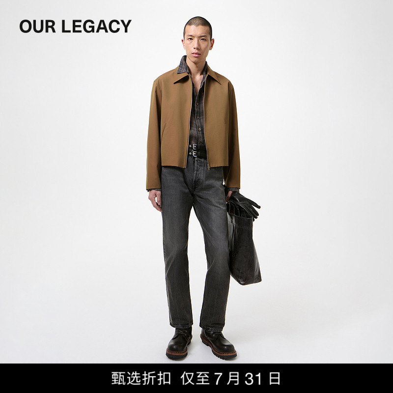 [Selected Special Offer] Our Legacy Men's Mini Jacket Bronze Jacket Simple Straight Jacket