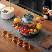 2024 electric ceramic stove tea stove glass teapot around the stove to make tea household health pot small induction cooker to keep warm and boil water