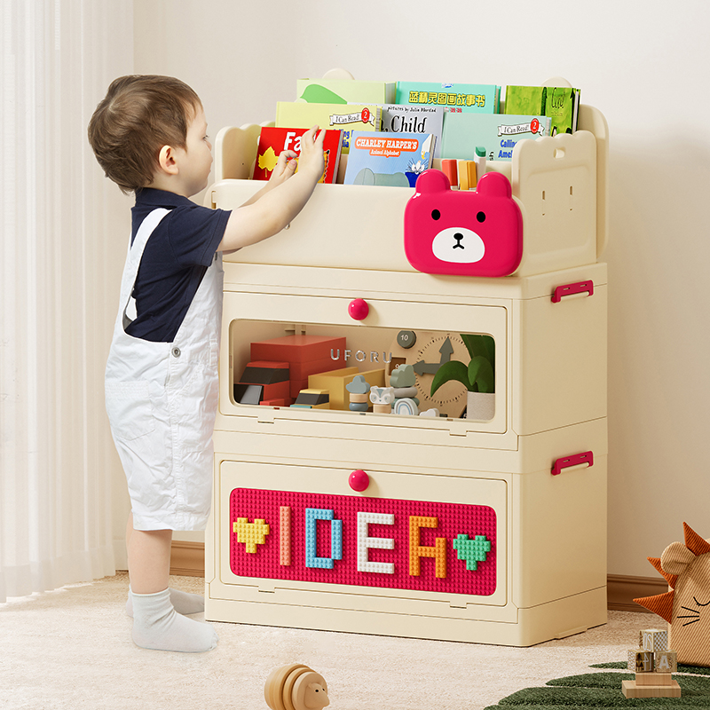 Baby bookshelf: a multi-functional storage solution that