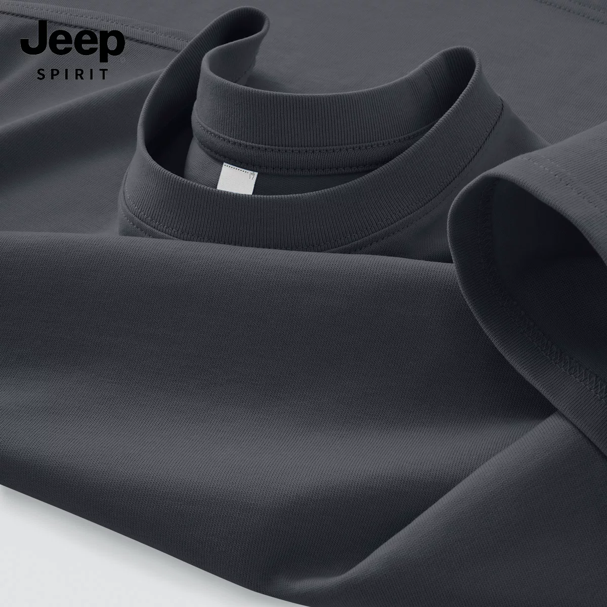 JEEP SPIRIT Jeep, хлопковая летняя футболка с коротким рукавом, новая коллекция