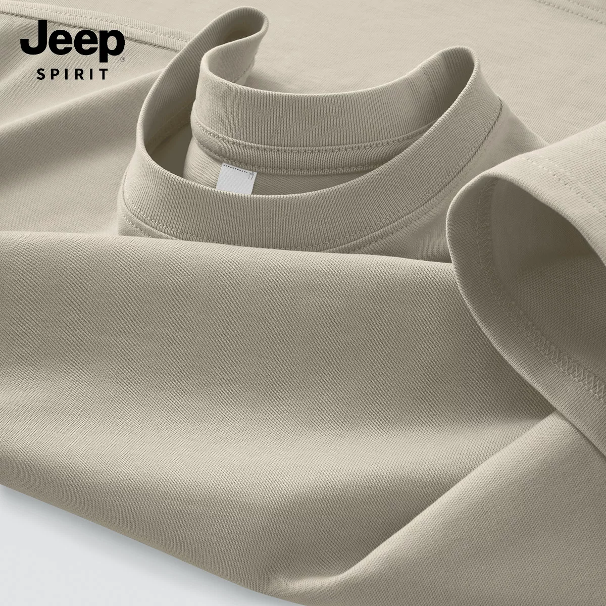 JEEP SPIRIT Jeep, хлопковая летняя футболка с коротким рукавом, новая коллекция