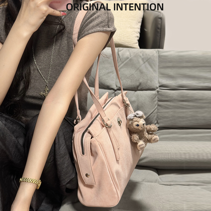 Chuxin 2026 New Original High-End Versatile Tote Bag with a Sense of Style, Large Capacity for Class and Commuting, Handbag and Shoulder Bag