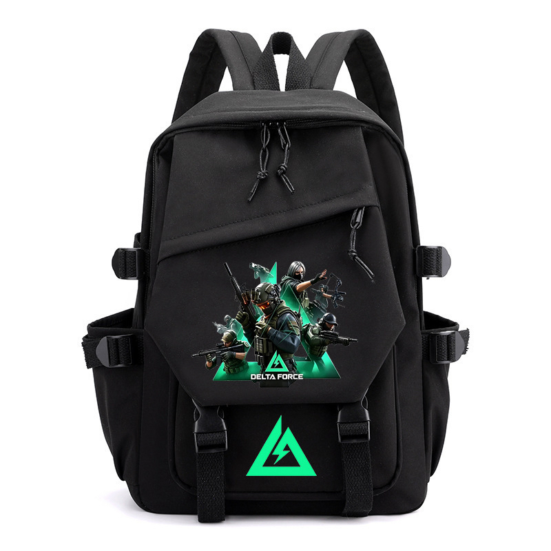 Dark Zone Breakout Backpack Delta International Edition 3D Printed Fashionable Simple Backpack for Primary and Secondary School Students