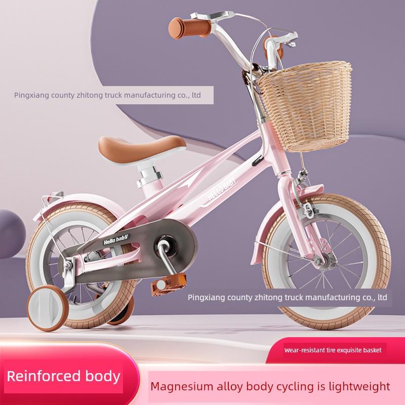 Children's bicycle 2-4-6 years old baby bicycle lightweight magnesium alloy boy girl baby bicycle bicycle