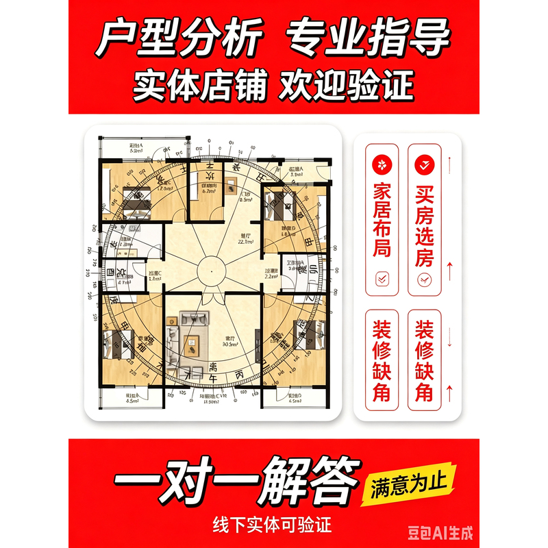Review the Floor Plan, Analyze the Online Layout, Select a House, Buy a House, Optimize Office or Store Renovations, and Receive One-On-One Online Guidance