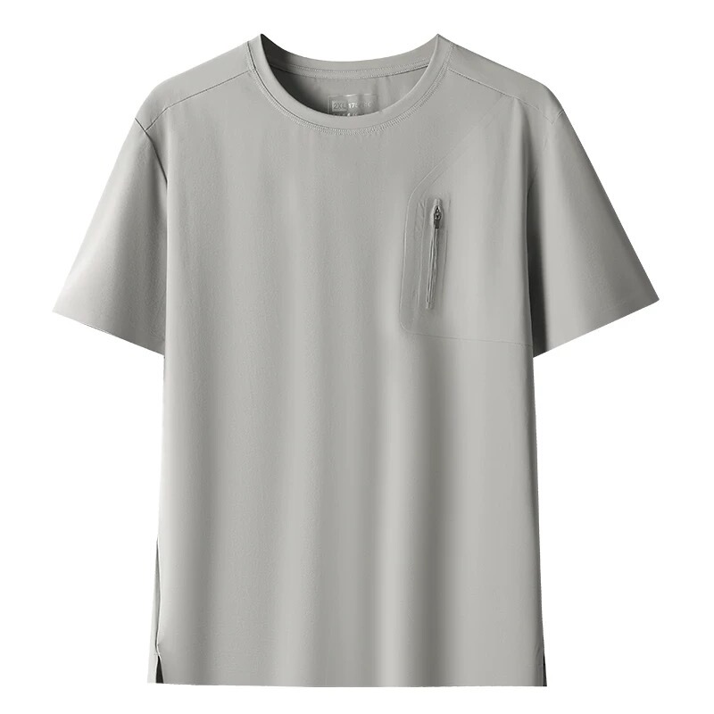 [Lei Ge Is Here] Men's Outdoor Short-Sleeved T-Shirt with Pockets Geb-26411