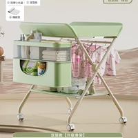 Военный зеленый - двухслойное хранилище [нижняя рамка + складывание одной кнопкой + пятиуровневая регулировка + можно поместить в ванну] бесплатная подарочная упаковка