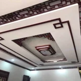 ПВХ резные панель полой декоративные линии потолочные решетки китайский фоновый коридор