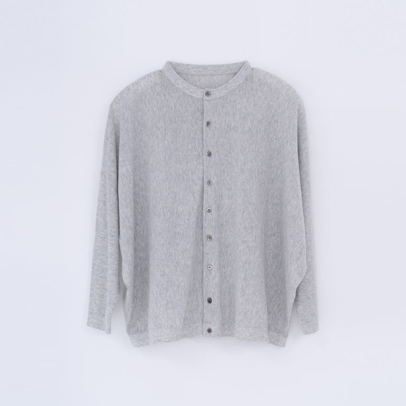 Ikigai Linen-Cotton Blend Round-Neck Machine Washable Loose and Comfortable Long-Sleeved Knitted Cardigan Ikigai Linen-Cotton Blend Round-Neck Machine Washable Loose and Comfortable Long-Sleeved Knitted Cardigan