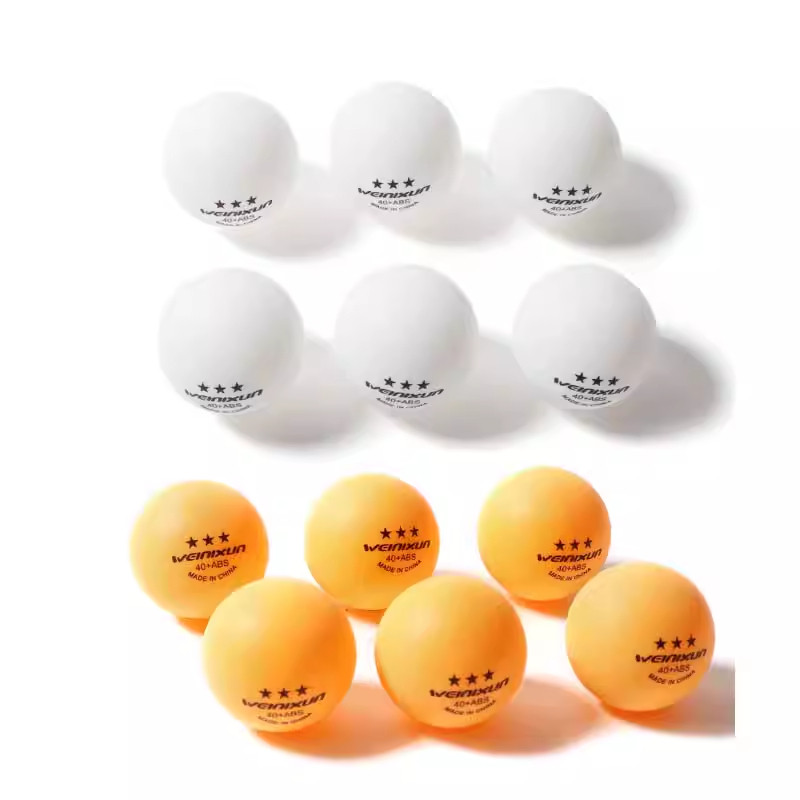Table Tennis Balls, Thickened, 100 Three-Star Balls, New Material, High Elasticity, Professional Training, Durable, Competition-Specific Balls