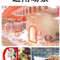 Multi-color optional restaurant food delivery window window sliding door glass braised food restaurant with transparent food delivery port restaurant seal