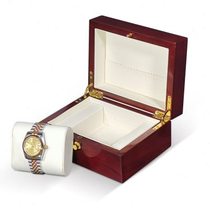 Flip cover watch box jewelry box watch bracelet storage box collection box rosewood grain painted wooden box ready for sale