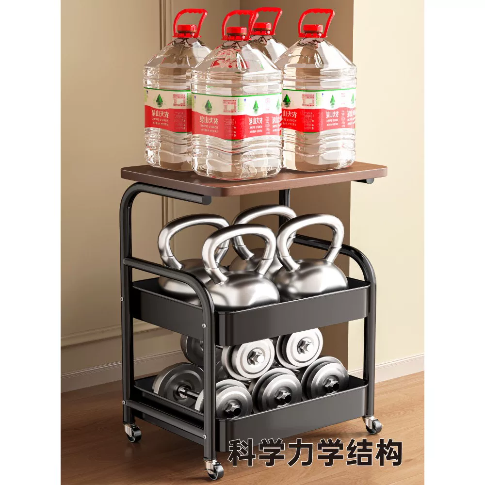 Second-hand movable trolley storage rack bedside table living room sofa side table coffee table snack storage rack