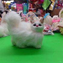 Stylish cat that doesnt eat food large and small fur simulated animal cat home ornament cute cat