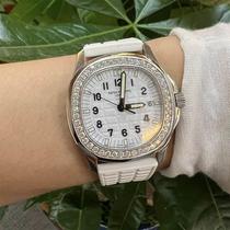 (Xiaowu Shepin) 98 new mine AQUANAUT series stainless steel diamond watch ladies model 5067A