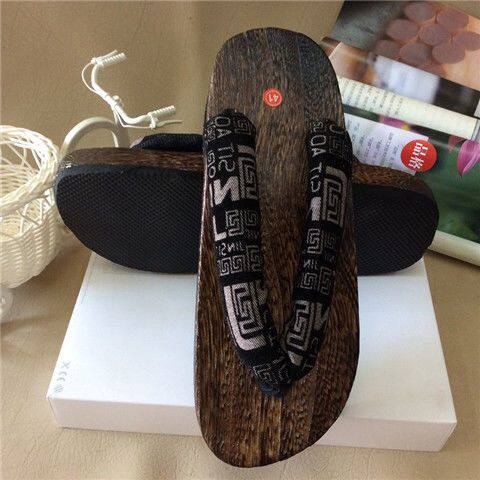 Chinese-Style Wooden Clogs Summer Japanese-Style Flip-Flops Cosplay Anime Beach Shoes Men's Non-Slip Wooden Shoes Chinese-Style Wooden Clogs Summer Japanese-Style Flip-Flops Cosplay Anime Beach Shoes Men's Non-Slip Wooden Shoes