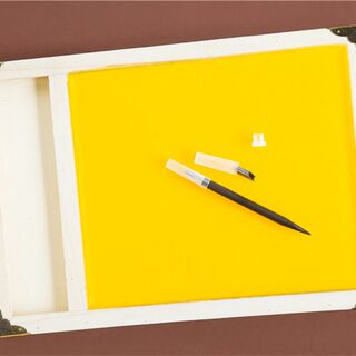 偏硬大蜡盘手工剪纸工具黄蜡板刻纸K垫板蜂蜡盘不油不粘刀