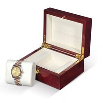 Flip cover watch box jewelry box watch bracelet storage box collection box rosewood grain painted wooden box ready for sale