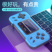 Cross-border popular handheld game console retro nostalgic mini 500 game childrens single and double TV game console